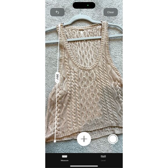 NWOT  Free people High Tide Cable Tank, XS $88 D15 - Picture 7 of 8
